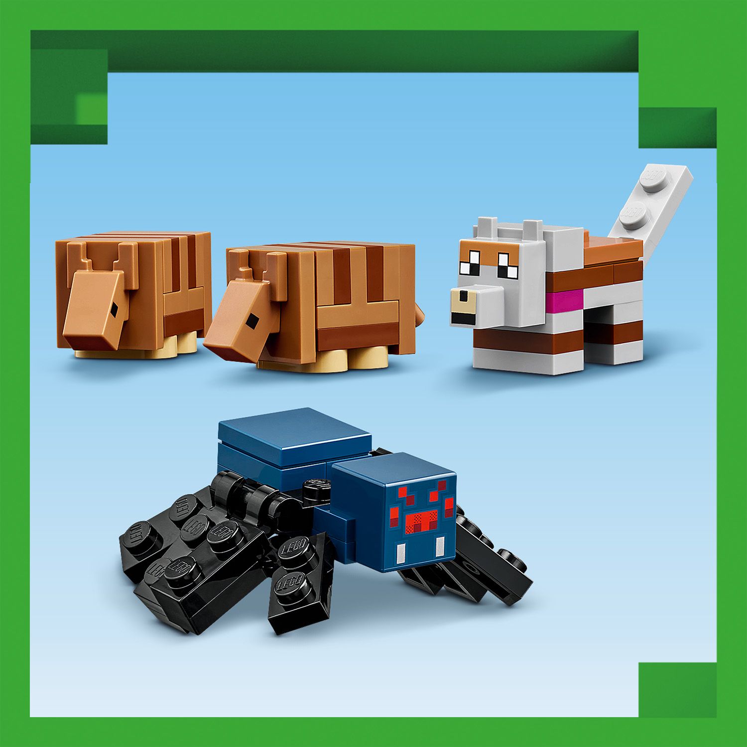Množstvo figúrok z&nbsp;Minecraftu
